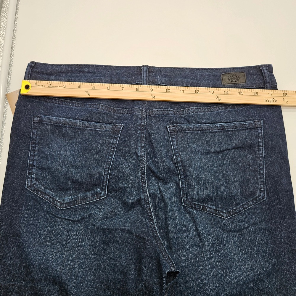 Sofia Jeans Sofia Vergara Melisa High Rise Flare Dark Wash Denim 14 Short NEW - Picture 6 of 11